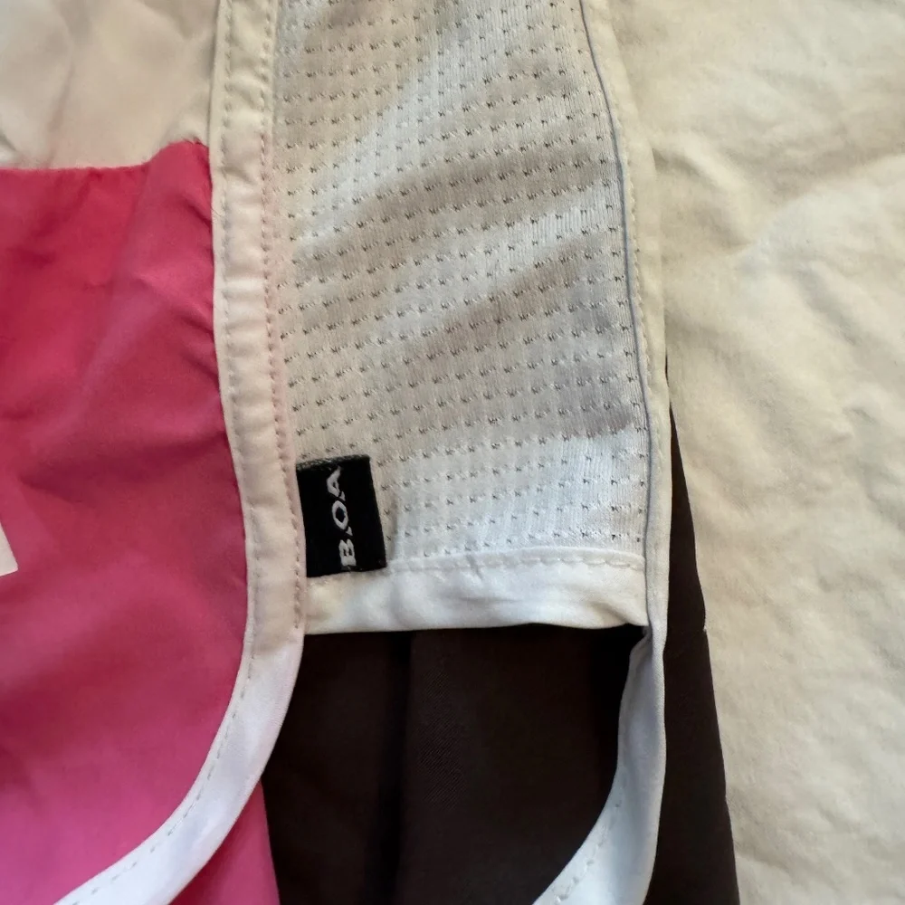 Boa Texas Flag Gamma Phi Athletic Shorts Pink Brown Size M